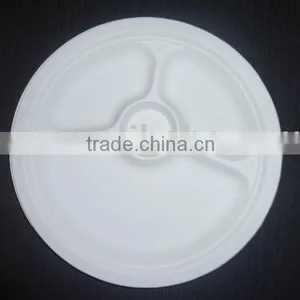 Disposable Corn Starch Plastic Tray thumbnail-1