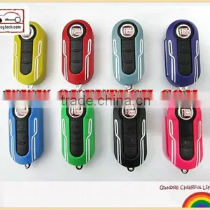 OkeyTech Fiat 3 Button Modified Flip Remote Key Shell for Shell Key Fiat 500 Key Cover Fiat 500 Key thumbnail-1