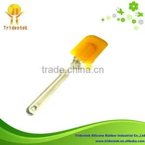 Wholesale Good Cooking Kitchen Utensil Silicone Mixing Frosting Scraper Spatula Pasrty Tools thumbnail-1