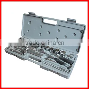 52pc 1/4"Dr. & 1/2"Dr. Combined Socket Set thumbnail-1