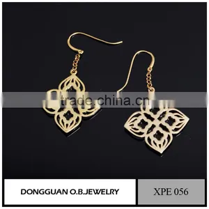 Drop Wedding Earring /butterfly Shape Earring /least 18 k Gold Earring thumbnail-3