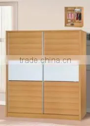 Malaysia Factory Modern Wooden Sliding Door Wardrobe thumbnail-1