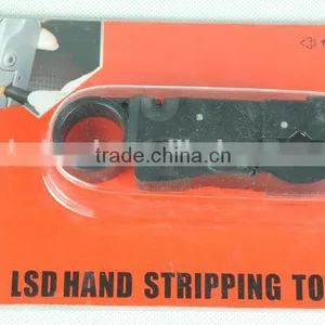 LSDbrand Mini Cable StripperLS-312B Wire Cable Stripper for RG58/RG59/RG62/3C/4C Cable Black Round Wire Stripper thumbnail-2