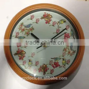 New Design 10 Inch Wall Clock With Bird Sound 2015 thumbnail-2