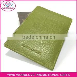 High Quality Leather RFID Blocking Wallet Card Protector thumbnail-3