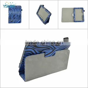 Stand Zebra Leather Case for Nook HD Table With Book Style thumbnail-1