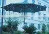 Wooden Patio Solar LED Umbrella thumbnail-1