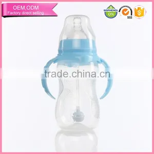 Best Selling BPA Free 8oz Baby Plastic pp Bottle With Straw and Handles thumbnail-2