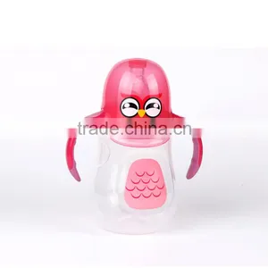 Top Selling Baby Feeding Product Cute Bird 210ml Plastic Drinking Water Bottle thumbnail-6