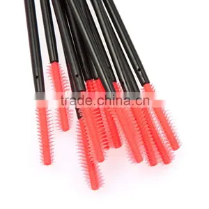 50Pcs One-off Eyelash Curler Sizable Pack Black Knife Shape Disposable Professional Brush Silicone Head Lash Brush thumbnail-4