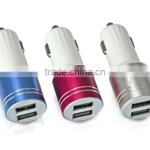 Alloy Shell Usb Car Charger 2 Output Port thumbnail-1