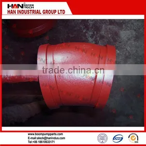 Enhanced Strength Wear Resistant Elbow SCHWING Putzmeister Double Layer Concrete Pump Elbow thumbnail-3