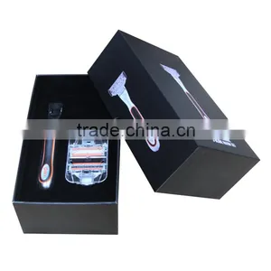 Luxury Custom Made Shaving Brush and Razor Stand Packaging Box thumbnail-4