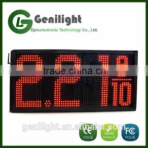 High Quality Custom-made 18'' LED Acrylic Gas Price Sign thumbnail-3