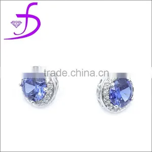 925 Sterling Silver Jewelry Wholesale Pure Silver Jewelry Stud Earrings thumbnail-1