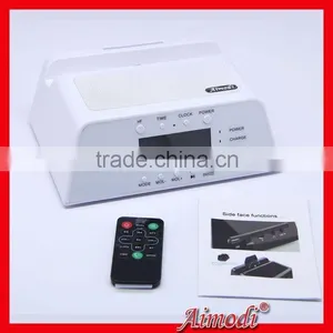 New Arrival Alarm Clock Wireless Speaker Bluetooth With FM Radio Led Screen thumbnail-1