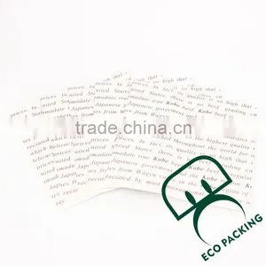 Custom LOGO Greaseproof Paper Bag for Food/hamburger Bag thumbnail-1