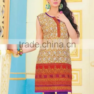 Fancy Printing Long Dress Tunics thumbnail-6