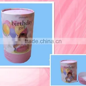 Natural Custom Package OEM Print Labeling Paper Tube for Gift thumbnail-3