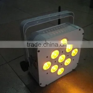 High Power Rgbwa 6IN1 Battery Led Flat Par Stage Light thumbnail-3