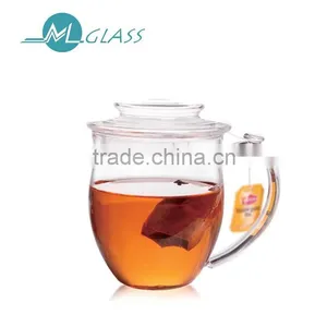 Unique 400ml High Borosilicate Glass Twisting Tea Infuser N6163 thumbnail-1