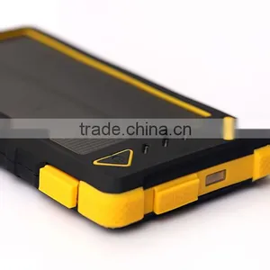 Hot Waterproof 8000mah Portable Solar Power Charger for Samsung Mobile Phone thumbnail-2