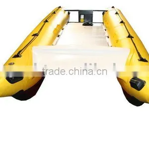 Inflatable Speed Boat With Aluminum Floor, Stainless Steel Transom LY450 thumbnail-1