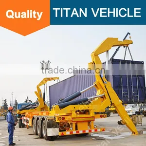 TITAN Truck Trailer With Loader , Xcmg Side Crane Trailer , Xcmg Sidelift thumbnail-1