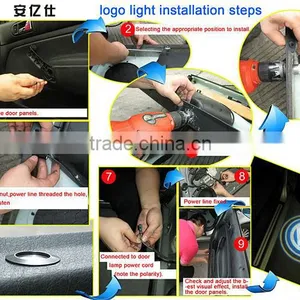 Hot Sale Auto Lighting Car Door Logo Laser LED Logo Light thumbnail-1