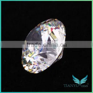 Free Sample Superior Quality Excellent Cut 6.5mm 2ct Diamond Simulated Loose Gemstone thumbnail-2
