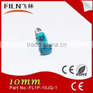 Waterproof Electrical Lamp Plastic 10mm Blue Indicator Neon Bulb 120v thumbnail-2