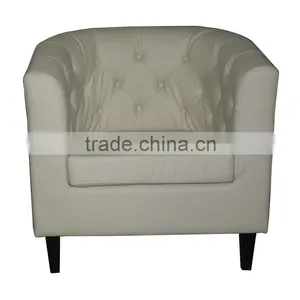 Modern Leather Comfortable Tub Chair thumbnail-3