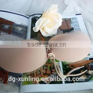 Girl Sexy Image Party Dress Strapless Invisible Adhesive Silicone Bra thumbnail-3