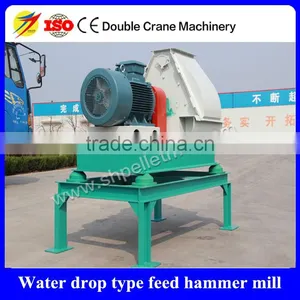 Water Drop Type Industrial Chicken Cattle Rabbit Feed Mill Machine for Maize thumbnail-6