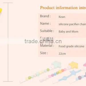 Kean Handmade Mini Cute Baby Organic Pacifier Chain thumbnail-3