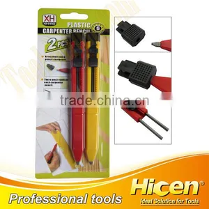2pcs Plastic Carpenter Pencil With 6 Refills thumbnail-1
