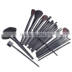 24 PCS Professional Makeup Brush Set Kit + Pouch Bag thumbnail-1