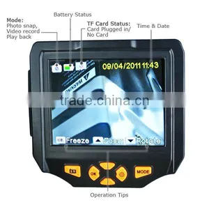 3.5" Detachable LCD Video Inspection Camera Borescope/ Endoscope SnakeScope 8.2mm Diameter + 3M Cable + 2GB MicroSD Card thumbnail-3