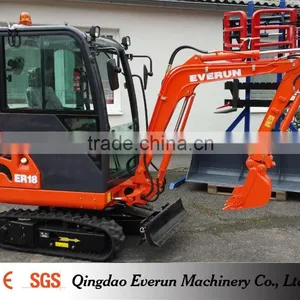 Everun New ER18 China Small Crawler Excavator With CE Approved thumbnail-4
