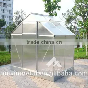 Dark Green and Silver Two Kinds of Greenhouse With Spring Chips thumbnail-1