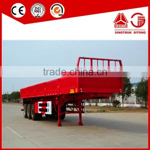 Factory Direct 3 Axle Side Panel Cargo Trailer , 40T Side Wall Semi Trailer , 3 Axles 40T Side Wall Semi Trailer thumbnail-6