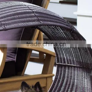 Newest Luxury Dog Pet Furniture Unique Resin Wicker Large Dog Beds thumbnail-3