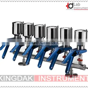 Six-branch Stainless Steel Manifolds Filtration Apparatus thumbnail-1