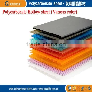6mm Cellular Plastic Roofing Sheet Polycarbonate Sheet thumbnail-1