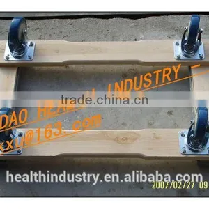 30"X18" Hardwood Mover Dolly With Carpet Ends thumbnail-2