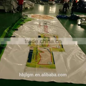 1000d Pvc Heavy Duty Tarps High Strength PVC Coated Tarpaulin for Truck Cover thumbnail-1