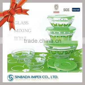 Wholesales Glass Bowl With Decal,mixing Bowl,cheaper Bowl. thumbnail-1