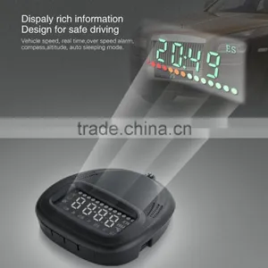 2016 Hot Sale Universal GPS HUD A1 Head Up Display Car OBD2 Speedometer KMH MPH Overspeed Alarm For All Cars thumbnail-2