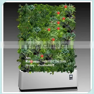 SAST-60062 New Design Fake Green Vertical Boxwood Hedge Green Plant Wall thumbnail-1