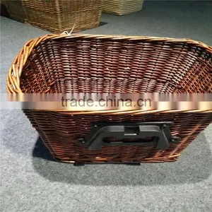 Wholesale Cheap Wicker Removable Accessories for Bicycle &wicker Bike Basket thumbnail-3